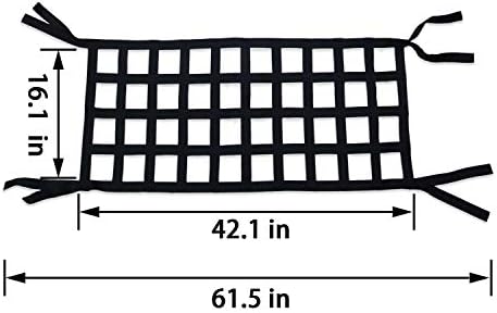 ONE250 Cargo Mesh Heavy Duty Net, Roof Top Hammock or Rear Trunk Restraint - Image 2