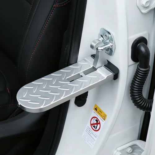 Car Door Step for Roof Access, Extended Folding Door Latch Step, Non-Slip by SYMISMMR