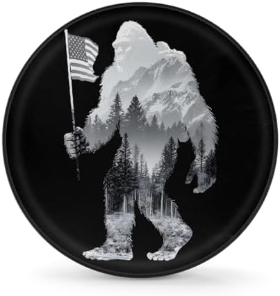 Bigfoot American Spare Tire Cover Dust-Proof Wheel Protector by Unknown