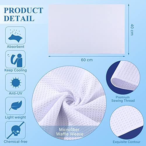 Breling Sublimation Kitchen Towel Blanks 16 x 24Inch, Microfiber Waffle Weave - Image 3