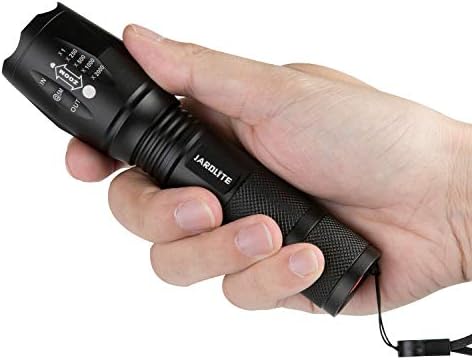 JARDLITE 8 Pack LED Emergency Handheld Flashlight, Adjustable Focus, Water - Image 3