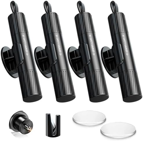 4 Pack Safe Hammer Glass Breaker Underwater, 2-in-1 Car Safety Hammer Window by Lifeneedssparkstofly