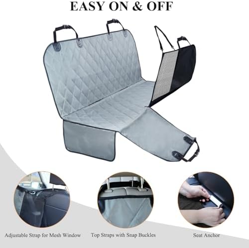 VIVAGLORY Dog Seat Cover Dog Hammock - Image 5