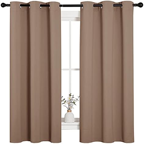 NICETOWN Cappuccino Blackout Curtains - Image 2