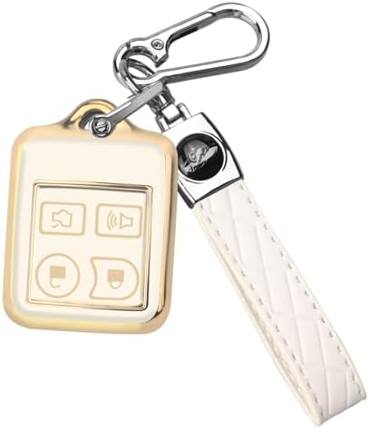 QBUC for Ford 4 Buttons Key Fob Cover by QBUC