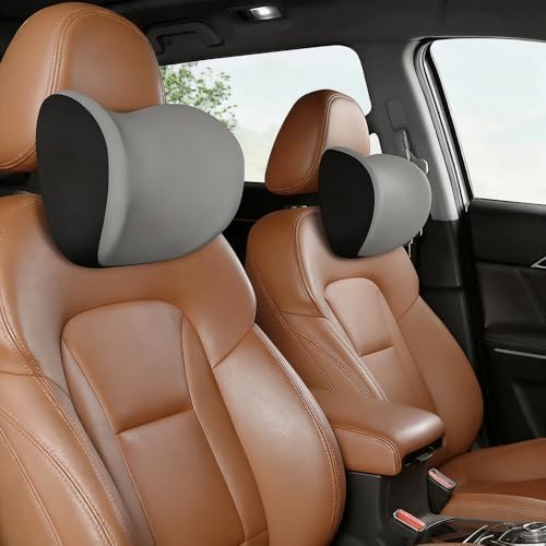 2 Pack Car Headrest Pillow for Neck Support, Memory Foam Neck Rest Cushion by Unknown