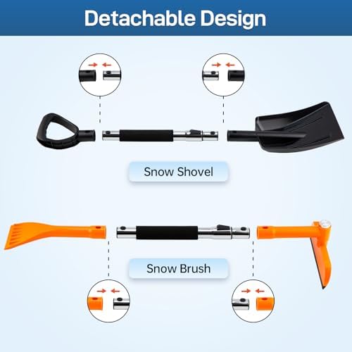 REALYOU 49.2" Car Snow Brush and Ice Scraper - Image 2