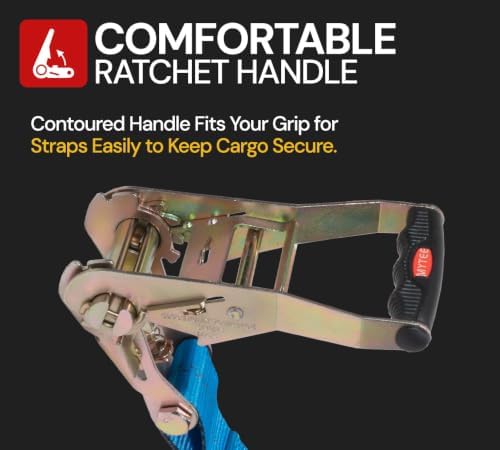 Mytee Products 2" x 120" Car Tie Down Straps - Image 5