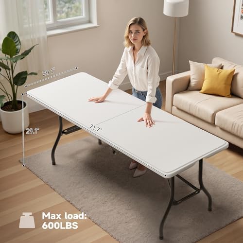 Folding Table 6 Foot - Image 6