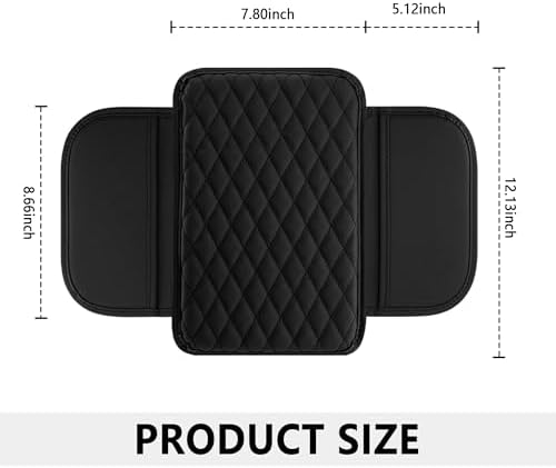 Stacool Upgraded Car Center Console Cover, Microfiber Leather Car Armrest Cover - Image 2