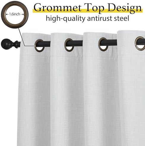 NICETOWN Faux Linen Curtain Valances - Image 4