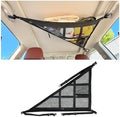 Car Ceiling Cargo Net Pocket, Double-Layer Mesh Strengthen Load Bearing Vehicle by Norkmdi