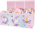 WERNNSAI Extra Large Toy Chest, Unicorn Toy Box Chest Organizer by WERNNSAI