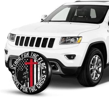 American Flag Spare Tire Cover Wheel Protectors Waterproof Wheel Covers - Image 6