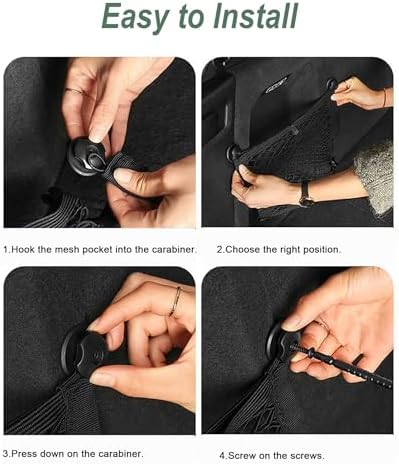 2 Layer Small Cargo Net, Cargo Storage Pocket Net, Mesh Elastic Pouch Organizer - Image 5