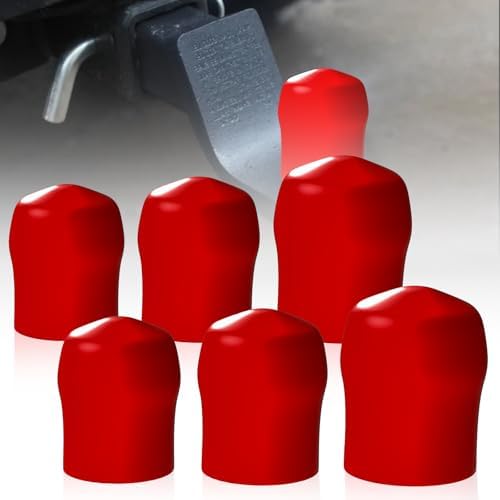 6-Pack Trailer Hitch Ball Covers, 2-5/16" Towing Ball Dustproof Antirust by WOSITE