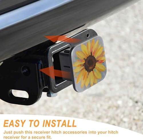 2" Trailer Hitch Cover Rubber Receiver Tube Cap Trailer Hitch Covers - Image 4
