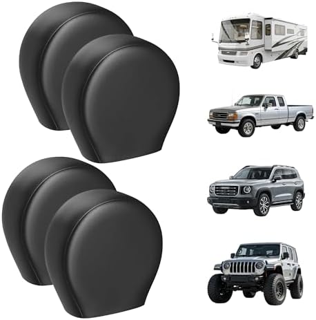 Moonet Thickened PVC Leather Tire Cover, Universal Fit 36-39" by Moonet
