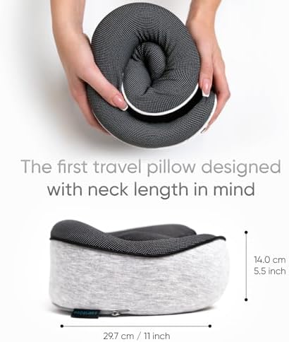 Proglobe Travel Neck Pillow for Airplanes, Long Haul Flight Kit - Image 5