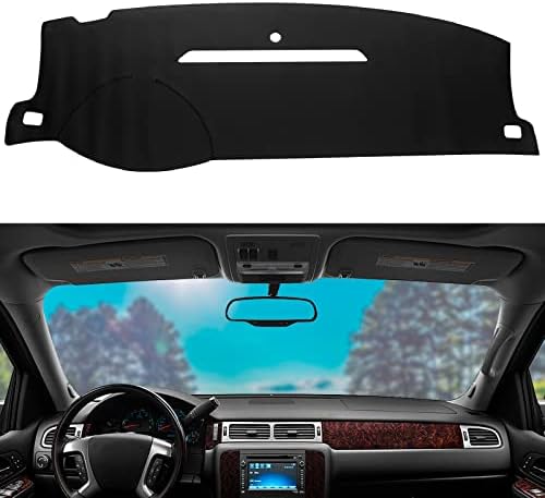 Dashboard Dash Mat Cover Leather Dashboard Pad Sun Protection Compatible by BERKSYDEDASHBOARDCOVER