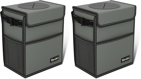 K KNODEL Car Trash Can, Waterproof Garbage Can, Trash Bag by K+KNODEL