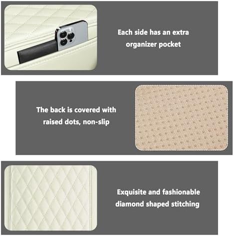 Stacool Upgraded Car Center Console Cover, Microfiber Leather Car Armrest Cover - Image 3