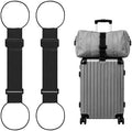 2 Pcs Luggage Straps for Suitcases, New Flexible and Adjustable Elastic by Unknown