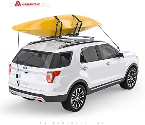 Double Folding J-Bar Rack for Kayak Carrier Canoe Boat Paddle Board Surfboard - Image 6