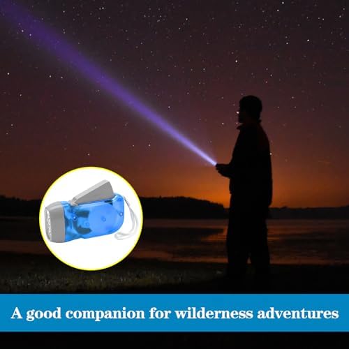 60 Pcs Hand Crank Flashlight Handpress Flashlights 3 LED Powerful Emergency - Image 4