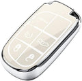 Tukellen for Jeep Key Fob Cover Special Soft TPU Key Case Key Shell Compatible by Tukellen