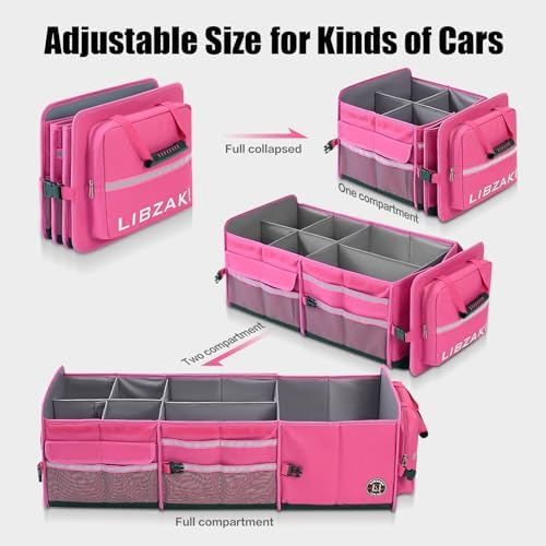 LIBZAKI Oversize 4 in 1 Car Trunk Storage Organizer - Image 3