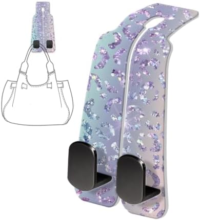 PU Leather Car Seat Hook, Storage Headrest Hanger, Cute Car Backseat Organizer - Image 6