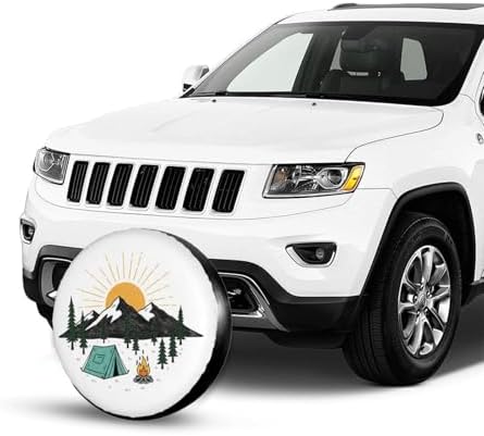 Mountain Camping Spare Tire Cover Wheel Protector Universal Fit - Image 2