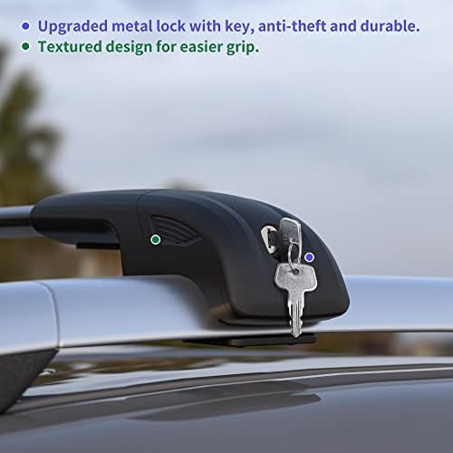300Lbs Lockable Roof Rack Crossbars Compatible - Image 5