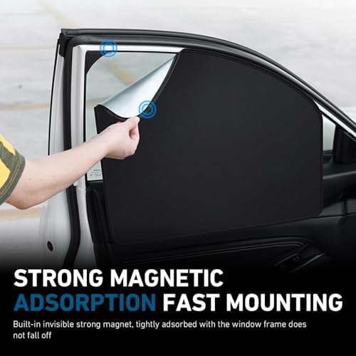 4 PCS Car Side Window Sun Shades, Sun Protection & Heat Blocking Shade - Image 5