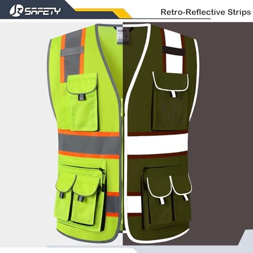 JKSafety Safety Vest for Men Women - Image 3