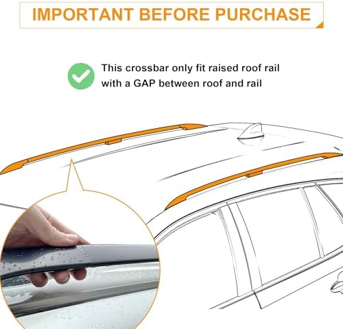 Roof Rack Crossbars Fits 2007-2026 Toyota 4Runner - Image 2