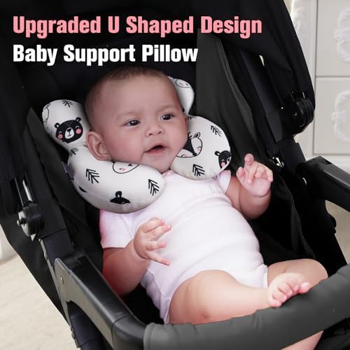 KAKIBLIN Baby Neck Pillow, Baby Support Pillow, Infant Neck Pillows - Image 3