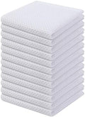 Kitinjoy 100% Cotton Waffle 12-Pack Kitchen Towels by Kitinjoy