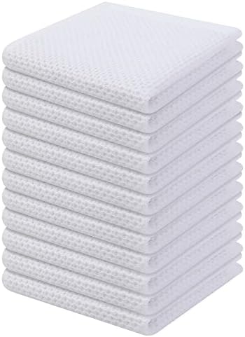 Kitinjoy 100% Cotton Waffle 12-Pack Kitchen Towels by Kitinjoy