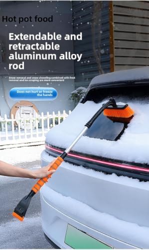 MUSM Snow Brush for Car, Extendable Ice Scraper - Image 2