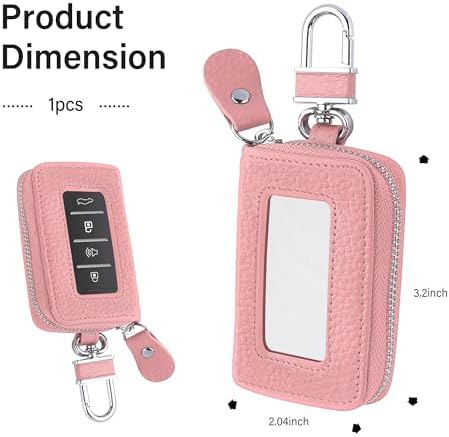 Car Key Fob Case for Replacing Old Key Fob Cover, Genuine Leather Car Key Case - Image 2