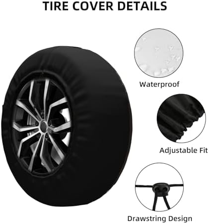 Funny Raccoon Spare Tire Cover Raccoon Wheel Protector - Image 3