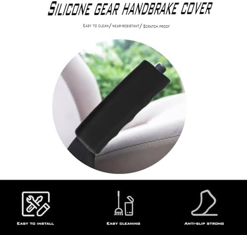1 Pcs Car Handbrake Cover, Car Silicone Handle Sleeve, Brake Grip Sleeve - Image 3