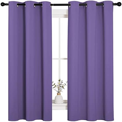 NICETOWN Lilac Purple Blackout Curtains - Image 2