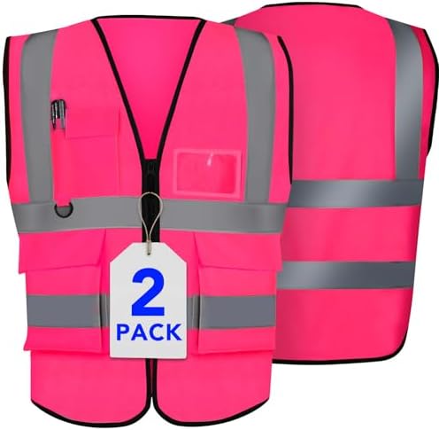 XPCARE Reflective Safety Vests For Women Men, High Visibility Security Vest by XPCARE