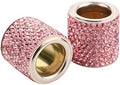 2PCS Car Headrest Collars Decor Rings Bling Bling Interior Decoration Head Rest by idain