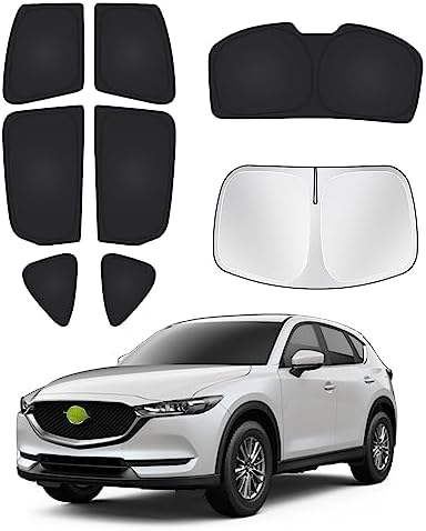 Canvcle Window Shades for Mazda CX-5 2017-2025 2026 CX5 Accessories Windshield by Canvcle