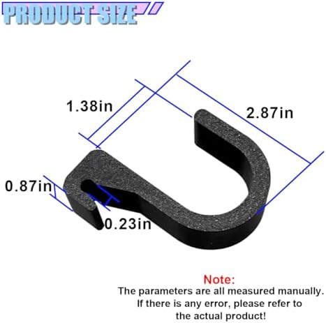 2PCS Car Trunk Umbrella Hook, Universal No Drilling Car Interior Storage Hanger - Image 2