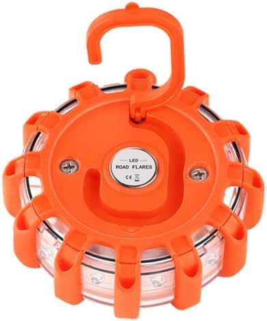 AK LED Road Flares Safety Flashing Warning Light Roadside Emergency Disc Beacon by AK